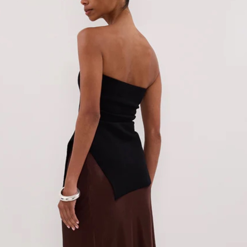 Dissh LUKE BLACK LONGLINE BANDEAU TOP - Picture 4 of 10
